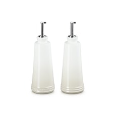Le Creuset Oil And Vinegar Set Meringue