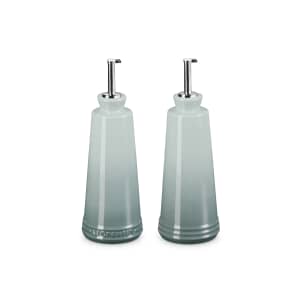 Le Creuset Oil And Vinegar Set Sea Salt