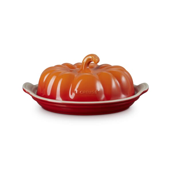 Le Creuset Pumpkin Butter Dish Volcanic