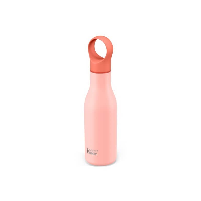 Joseph Joseph Loop Vacuum Insulated 500ml Water Bottle - Coral