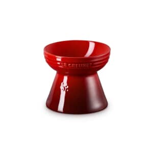 Le Creuset Footed Pet Bowl 380ml Cerise