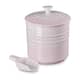 Le Creuset Pet Food Storage Jar With Scoop Shell Pink