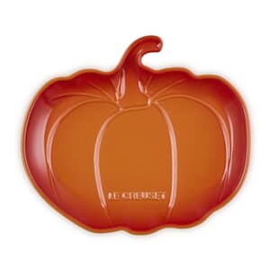 Le Creuset Pumpkin Serving Plate Volcanic