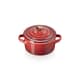 Le Creuset Petite Casserole With Gold Heart Knob Cerise