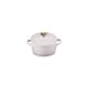 Le Creuset Petite Casserole With Gold Heart Knob Shell Pink