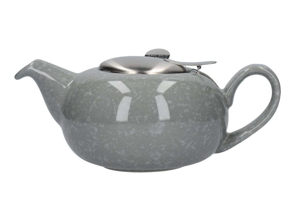 London Pottery Pebble Filter 2 Cup Teapot Gloss Grey - (82009) - eCookshop