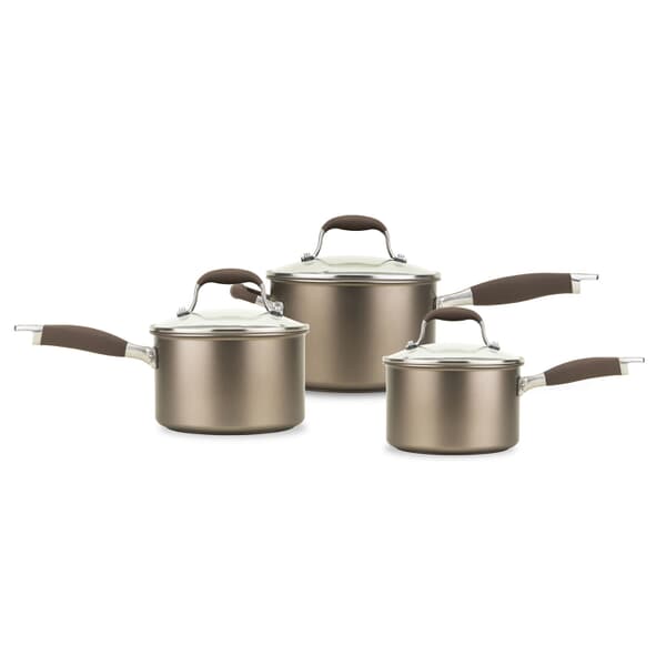 Anolon Advanced+ Suregrip Umber 3 Piece Set