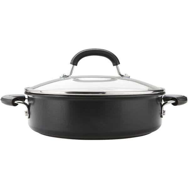 Circulon Total - Hard Anodised 28cm Saute Pan With Lid