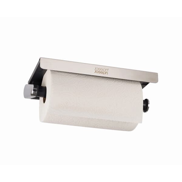 Joseph Joseph RollGrip Under-Shelf Stainless-Steel Kitchen Roll Holder