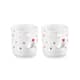 Le Creuset Set Of Two Heart Mugs