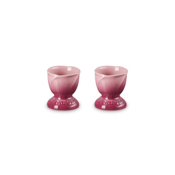 Le Creuset La Jardin Set Of 2 Tulip Egg Cups Rose Quartz