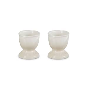 Le Creuset La Jardin Set Of 2 Tulip Egg Cups Meringue