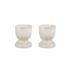 Le Creuset La Jardin Set Of 2 Tulip Egg Cups Meringue