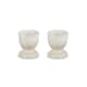 Le Creuset La Jardin Set Of 2 Tulip Egg Cups Meringue