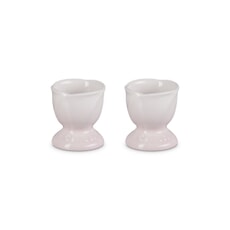 Le Creuset La Jardin Set Of 2 Tulip Egg Cups Shell Pink