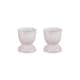 Le Creuset La Jardin Set Of 2 Tulip Egg Cups Shell Pink