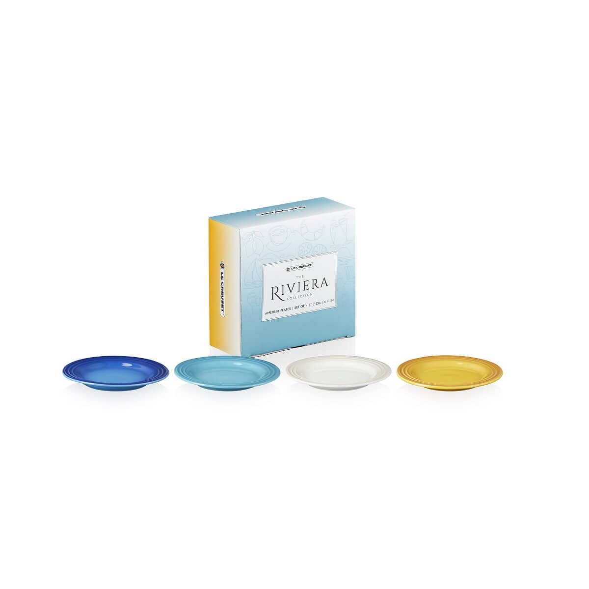 Le Creuset Riviera Set Of 4 Tea Plates - (89225171219030) - eCookshop