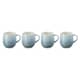 Le Creuset Set Of 4 U Mugs Sea Salt