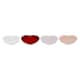 Le Creuset Set Of 4 Heart Plates