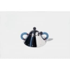 Alessi Michael Graves Sugar Bowl And Spoon Blue