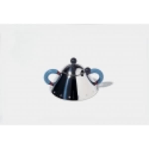 Alessi Michael Graves Sugar Bowl And Spoon Blue