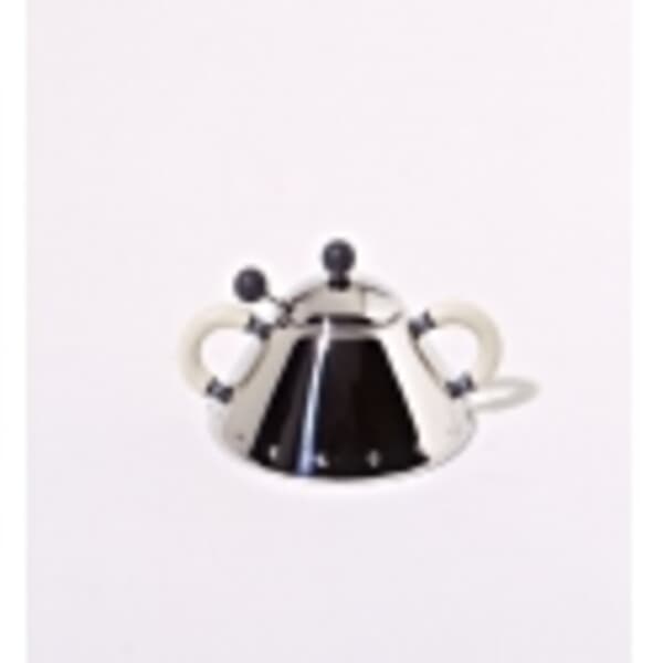 Alessi Michael Graves Sugar Bowl And Spoon White