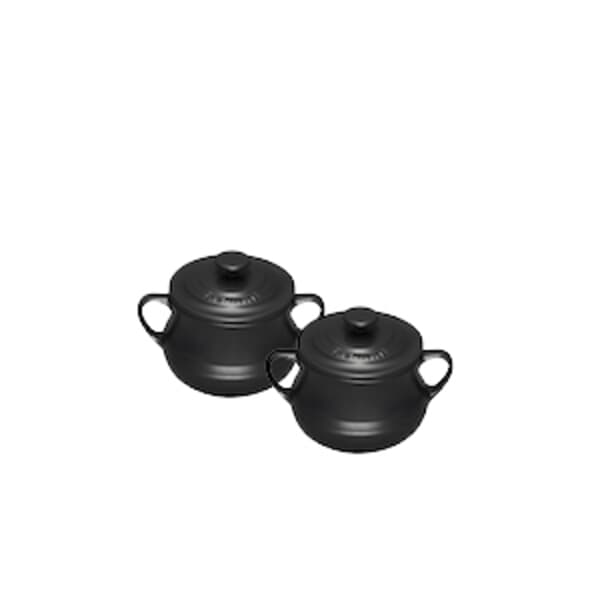 Le Creuset Small Soup Bowls x2 Granite