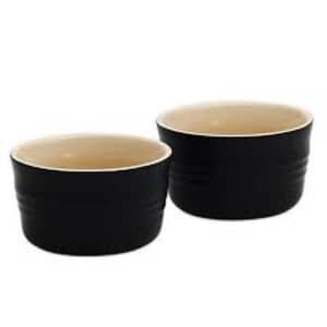 Le Creuset Ramekins Black Set Of 2