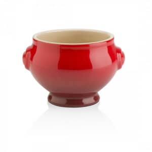 Le Creuset Lion Head Heritage Soup Bowl Cerise