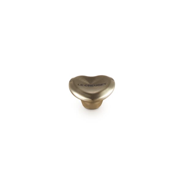 Le Creuset 47mm Light Gold Heart Knob