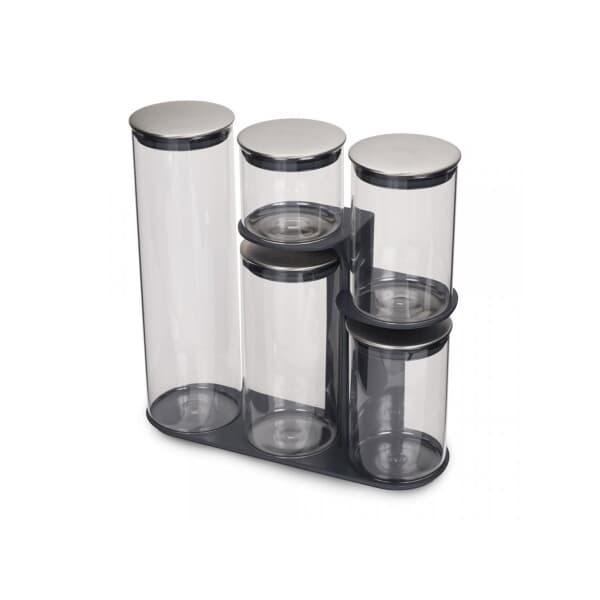 Joseph Joseph Podium Stainless-steel Storage Container Set