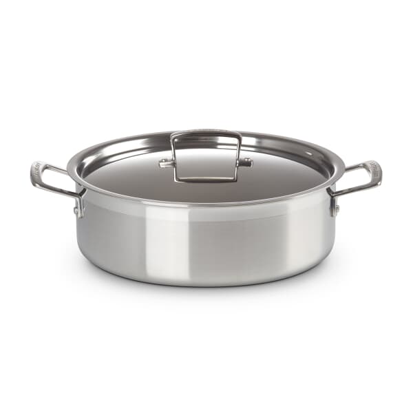 Le Creuset Classic 3-ply Stainless Steel 28cm Sauteuse