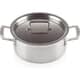 Le Creuset Classic 3-ply Stainless Steel 20cm Shallow Casserole