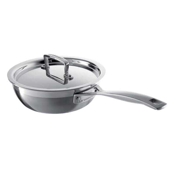 Le Creuset Classic 3-ply Stainless Steel 20cm Chefs Pan