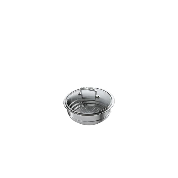 Le Creuset 3 Ply Stainless Steel Small Multi Steamer With Glass Lid