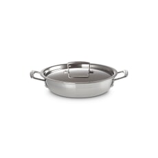 Le Creuset Classic 3-ply Stainless Steel 24cm Shallow Casserole