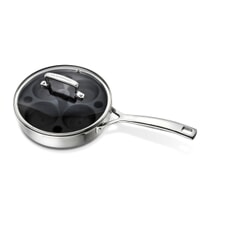 Le Creuset Classic 3-ply Stainless Steel Saute Pan With Poaching Insert