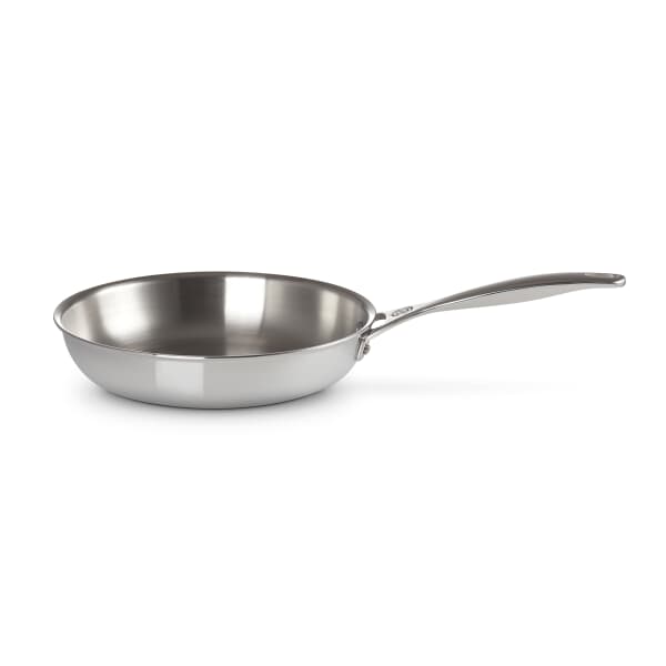 Le Creuset Signature Stainless Steel 24cm Deep Uncoated Frying Pan