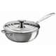 Le Creuset Signature Stainless Steel 24cm Non Stick Chefs Pan With Lid