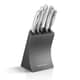 Morphy Richards Accents 5 Piece Knife Block Titanium