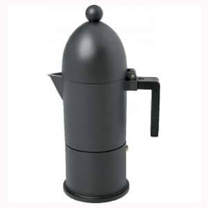 Alessi La Cupola Espresso Coffee Maker 6 Cup Black (A90956BB