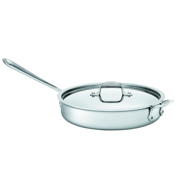 All Clad Stainless Steel 3qt Saute Pan With Lid