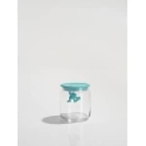 Alessi Gianni Glass Jar Small Light Blue