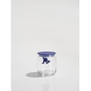 Alessi Gianni Glass Jar Small Dark Blue