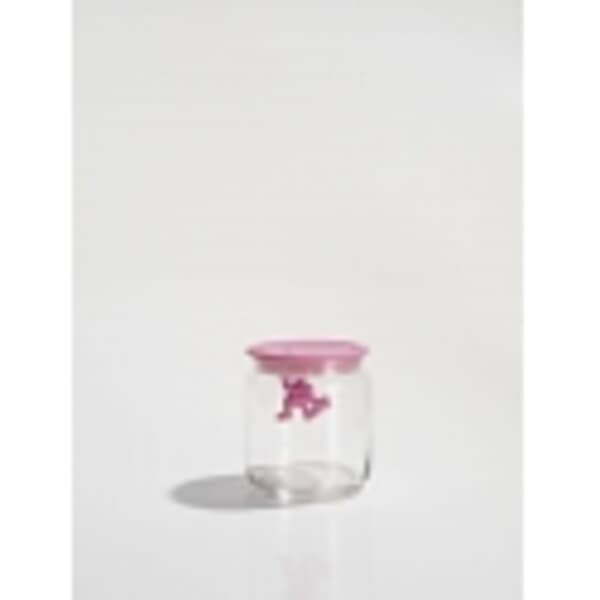 Alessi Gianni Glass Jar Small Pink