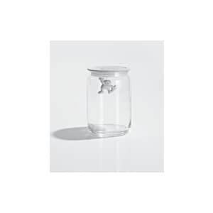 Alessi Gianni Glass Jar Medium White