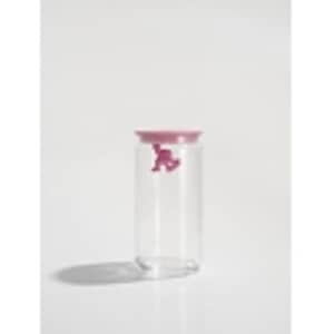 Alessi Gianni Glass Jar Large Pink