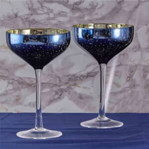 Artland Set of 2 Galaxy Champagne Saucers