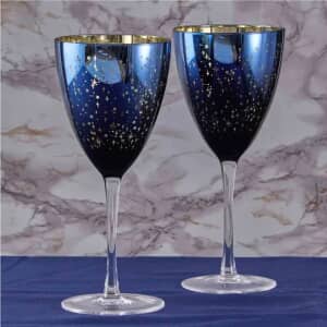 Artland Set of 2 Galaxy Wine Glasses