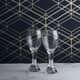 Anton Studio Designs Set of 2 Manhattan White Wine Glasses